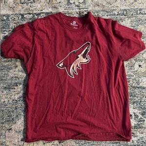 Men’s Arizona/Phoenix Coyotes Fanatics T-Shirt Red Size 2XL